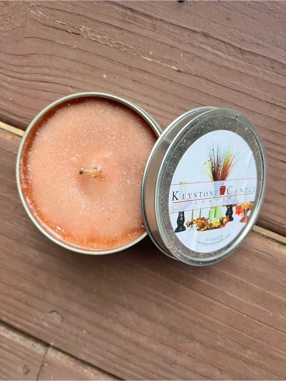 Keystone Candle Company Scented Tin Candle - Metallic Gold